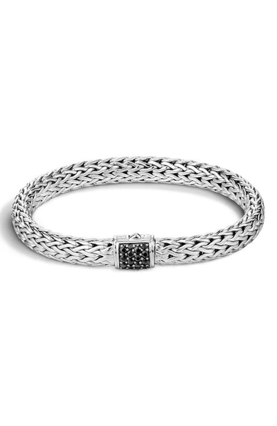 John Hardy Classic Chain 7.5mm Bracelet In Black Sapphire