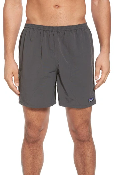 Patagonia Baggies 5-inch Swim Trunks In Forge Grey