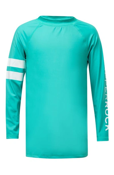 Snapper Rock Kids' Mint Rashguard In Light Pastel Green