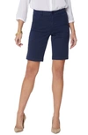 Nydj Stretch Twill Bermuda Shorts In Evening Tide