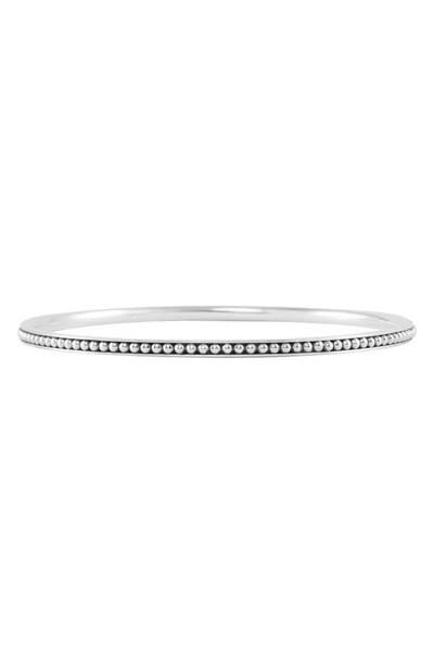 Lagos Sterling Silver Caviar Bangle Bracelet