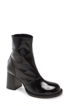 Topshop Milo Block Heel Bootie In Black