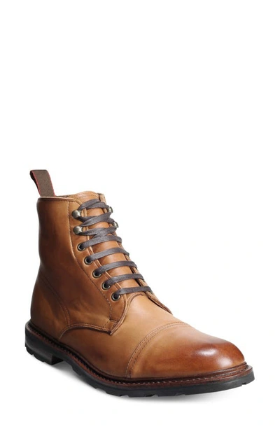 Allen Edmonds Alpine Cap Toe Boot In Tan Leather