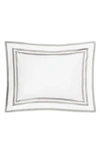 Matouk Meridian 350 Thread Count Sham In Silver
