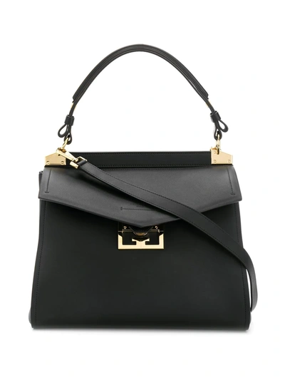 Givenchy Mystic Medium Leather Tote Bag In Black