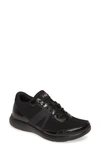 Traq By Alegria Qarma Sneaker In Black Diamond Leather