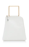 Marge Sherwood Breeze Leather Top Handle Bag In White
