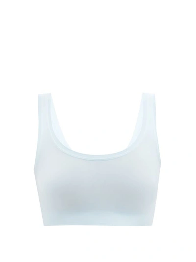 Hanro Touch Feeling Scoop-neck Soft-cup Bra In White