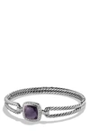 David Yurman Albion Bracelet With Semiprecious Stone And Diamonds In Black Orchid