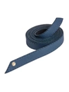 Agnona Double Wrap Cashmere-blend Belt, Blue In Md Blu Sld