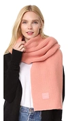Acne Studios Bansy L Face Scarf In Pale Pink