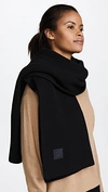 Acne Studios Bansy S Face Scarf In Black