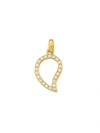 Tamara Comolli Women's Signature Wave 18k Yellow Gold & Diamond Pavé Small Pendant