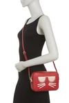 Karl Lagerfeld Maybelle Printed Crossbody Bag In Crimson