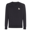 Maison Kitsuné Black Chillax Fox Patch Classic Sweatshirt