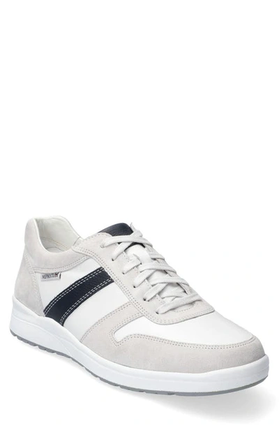 Allrounder By Mephisto Vito Sneaker In Off White Leather