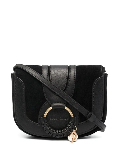 See By Chloé Mini Hana Leather Cross-body Bag In Black