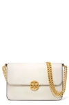 Tory Burch Chelsea Leather Convertible Shoulder Bag In New Ivory
