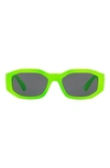 Green Fluorescent/ Grey Solid