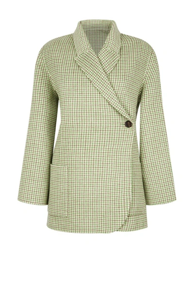 Alicia Audrey The Blazer Green Check