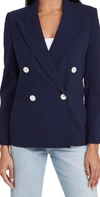 Black Halo Hugo Blazer In Pacific Blue