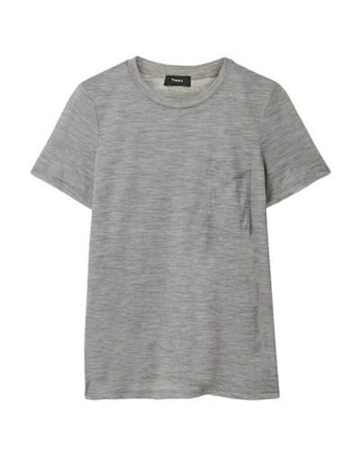 Theory T-shirts In Light Grey