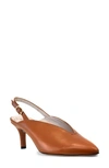 Amalfi By Rangoni Pinerolo Slingback Pump In Curry Leather