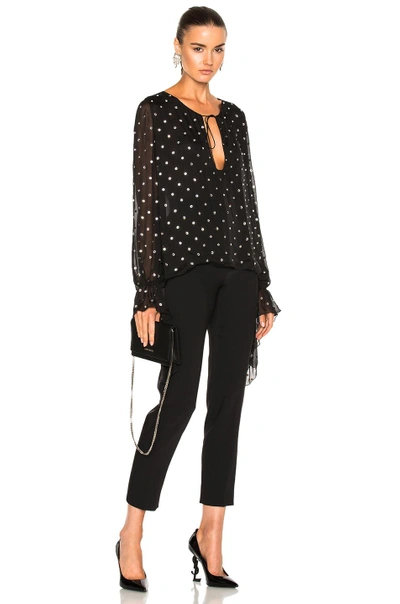 Alexandre Vauthier Embellished Blouse In Black