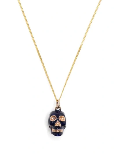 True Rocks Skull Pendant Necklace In Gold