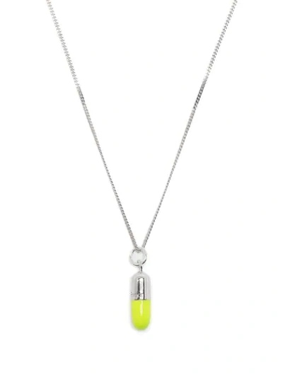 True Rocks Silver Mini Pill Pendant Necklace