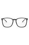 Ray Ban 54mm Square Optical Glasses In Black