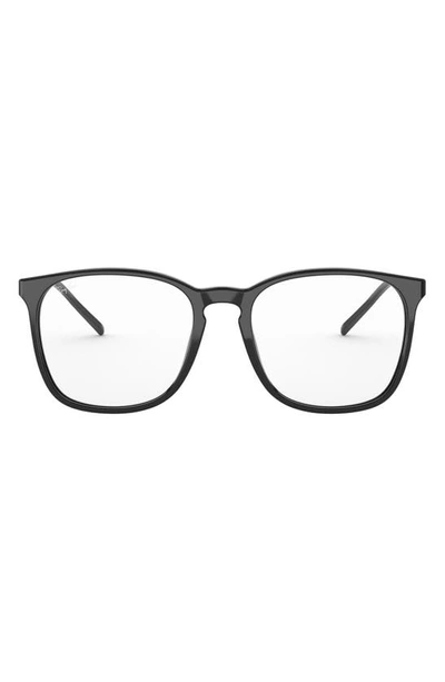 Ray Ban 54mm Square Optical Glasses In Black