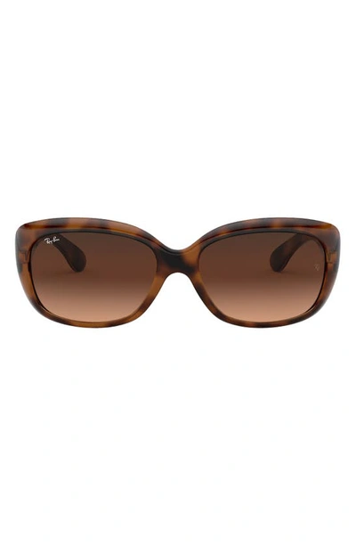 Ray Ban 'classic' 58mm Sunglasses In Havana/ Pink Brown Gradient