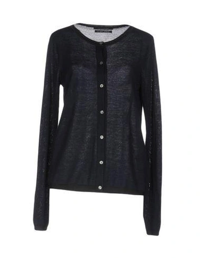 Scotch & Soda Cardigan In Dark Blue