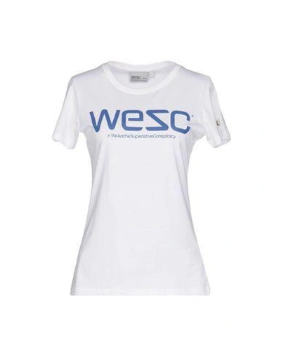 Wesc T-shirt In White