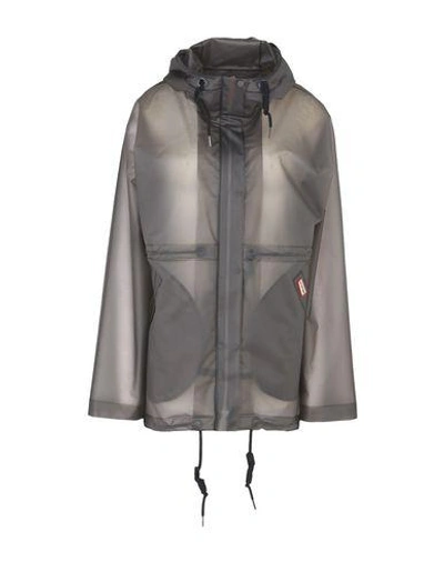 Hunter Full-length Jacket In Grey