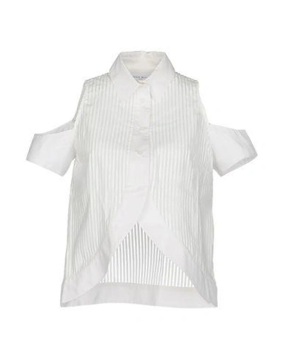 Wanda Nylon 衬衫 In White