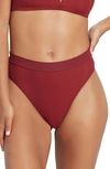 L*space French Cut Swim Briefs In Sangria