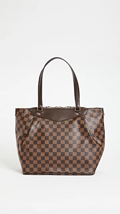 Shopbop Archive Louis Vuitton Westminster Gm Damier Ebe Bag In Brown
