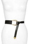 Raina Sheila Knot Belt In Black