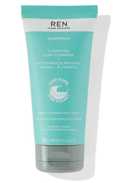 Ren Clean Skincare Clearcalm Clarifying Clay Cleanser 5.1 oz/ 150 ml In Na