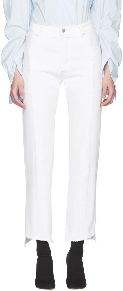 Vetements White Levi's Edition Classic Reworked Denim Jeans