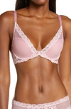 Natori Feathers Underwire Contour Bra In Spanish Rose