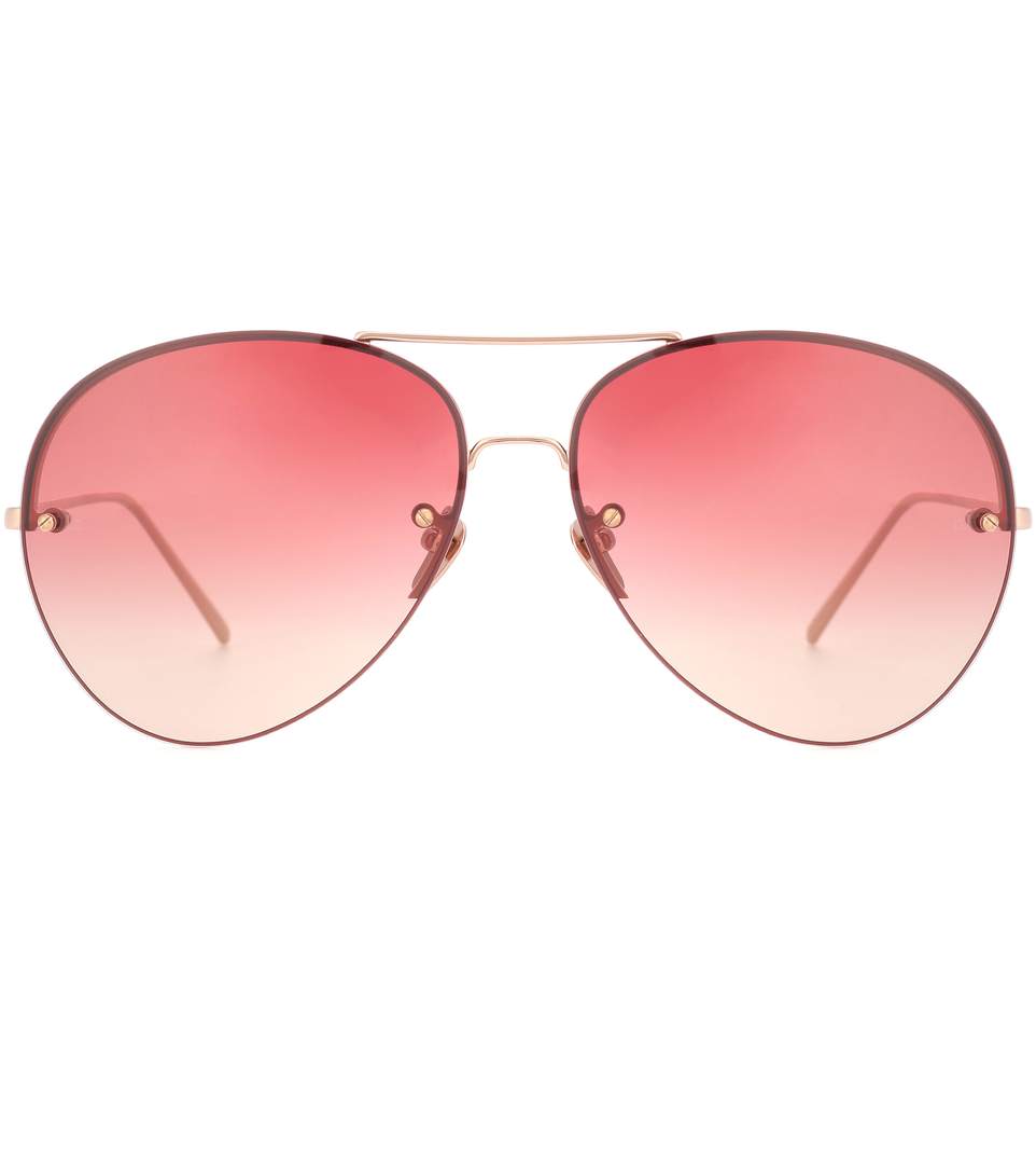 linda farrow aviator sunglasses