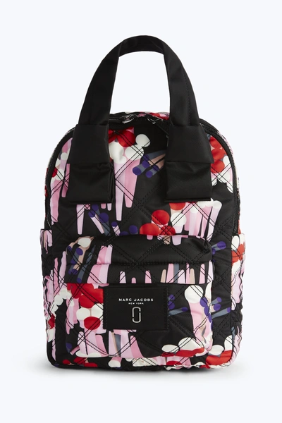 Marc Jacobs Geo Spot Printed Knot Large Backpack In Black Multi