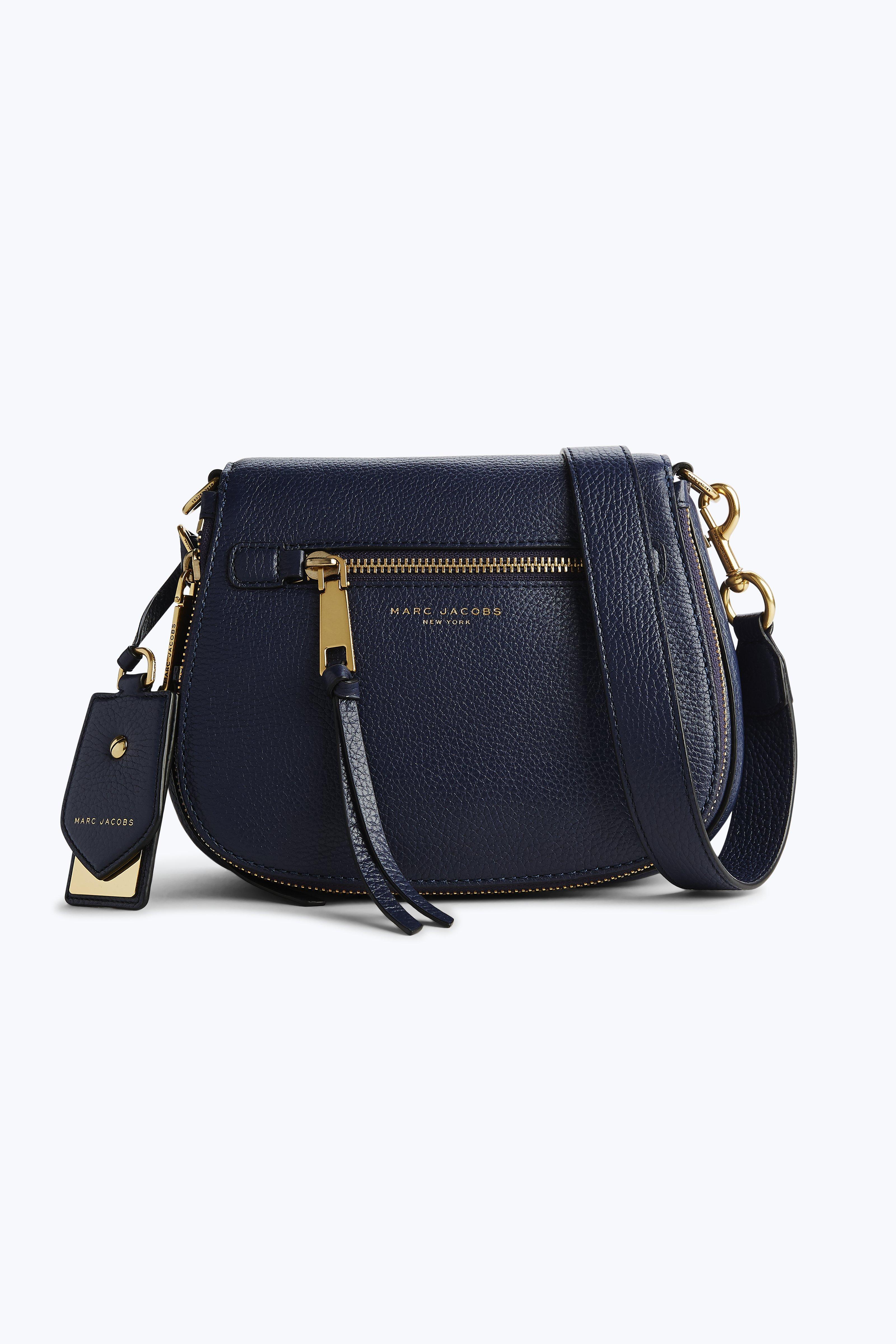 Marc Jacobs Recruit Small Nomad Saddle Bag In Midnight Blue | ModeSens