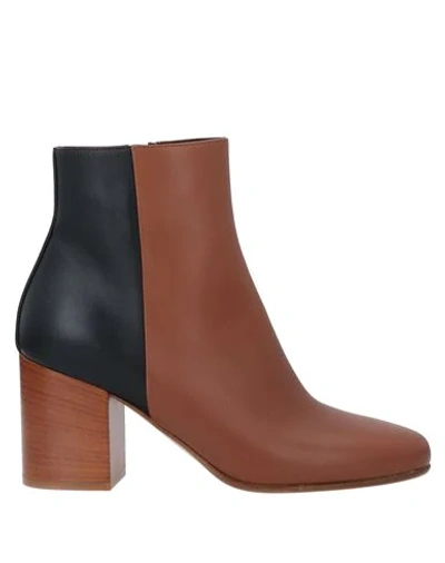 Sportmax Ankle Boots In Tan