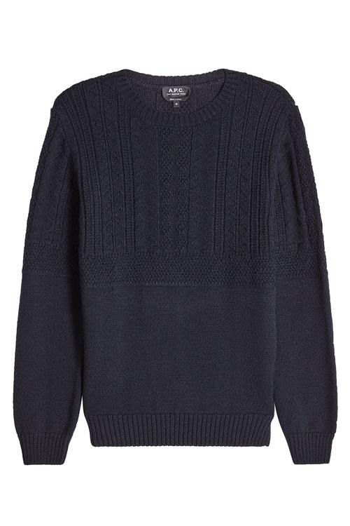 A.p.c. Wool Pullover In Blue | ModeSens