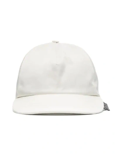 Off-white Logo Print Detail Baseball Cap In White