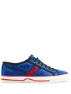Gucci Off The Grid Tennis 1977 Econyl Sneakers In Blue